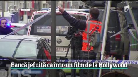 Bancă din Blegia, jefuită ca într-un film de la Hollywood