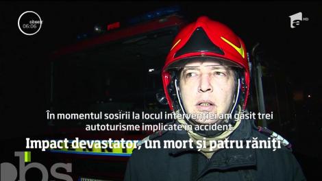 Grav accident pe o şosea din Mureş. Un bărbat şi-a pierdut viaţa şi alte 4 persoane au fost rănite