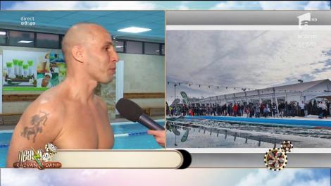 Avem și noi un „Om de Oțel”. Paul Georgescu a înotat 1.600 de metri în apă înghețată. „Orice se poate întâmpla, am avut și eu probleme”