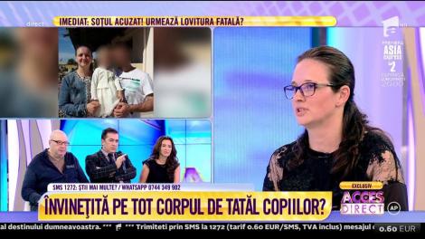 O femeie de 35 ani a fost bătută și umilită de soț, în fața copiilor