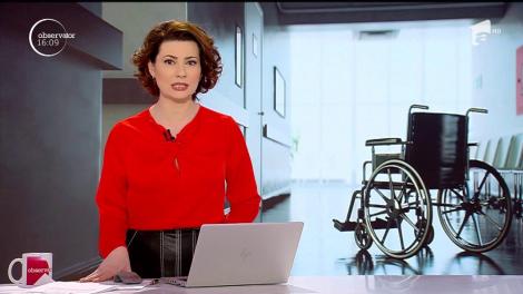 Sute de oameni au ieșit în stradă să protesteze faţă de decizia Guvernului de a transfera în sarcina primăriilor plata integrală a indemnizaţiilor pentru persoanele cu handicap