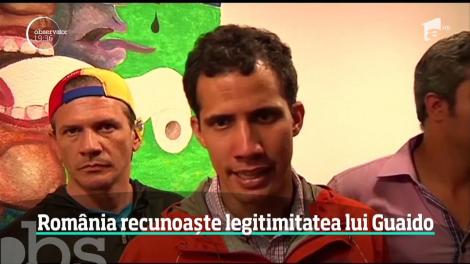 România îl recunoaşte pe Juan Guaido drept preşedinte interimar al Venezuelei