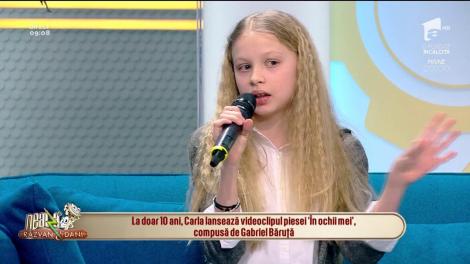 Carla Sabău c&acirc;ntă, la Neatza, melodia "&Icirc;n ochii mei"