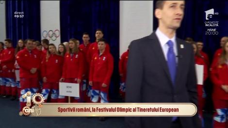 Sportivii români, la Festivalul Olimpic al Tineretului European