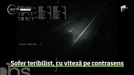 Șofer teribilist, cu viteză pe contrasens