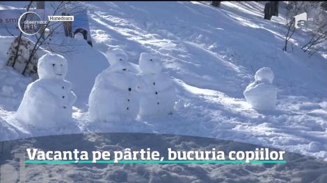 Vacanţa se apropie de sfîrşit, dar la munte nimeni nu s-a gândit la asta. Distracţia a fost în toi pe pârtii şi în cabane