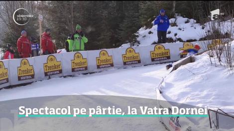 Spectacol pe pârtie, la Vatra Dornei