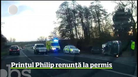 Prințul Philip, soțul reginei Elisabeta a Doua, renunță la permisul de conducere
