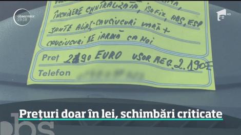 Vacanțele, mașinile sau casele s-ar putea scumpi dacă prețurile în euro vor fi înlocuite cu cele în lei