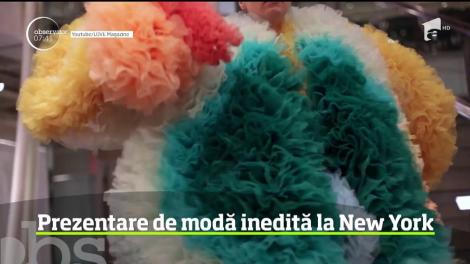 Prezentare de modă inedită la New York