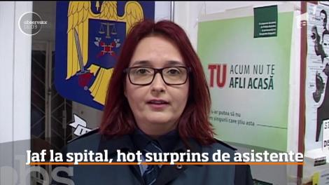 Un individ a jefuit vestiarul asistentelor de la Spitalul Judeţean Arad, deşi instituţia este păzită non-stop