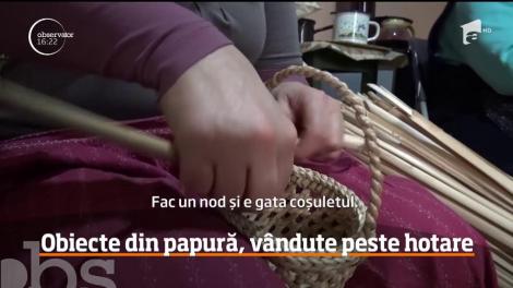 Într-o localitate din Bistriţa-Năsăud, papura se reinventează!