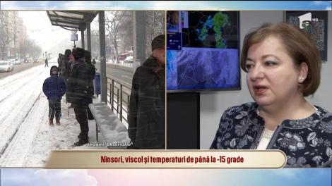 Un val de aer polar, în România! Ninsori, viscol și ger, în mai multe regiuni. Zonele afectate, în următoarele zile