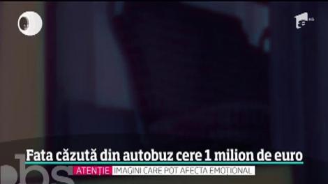 Eleva din Ploieşti, care a căzut prin geamul unui autobuz, cere daune de un milion de euro