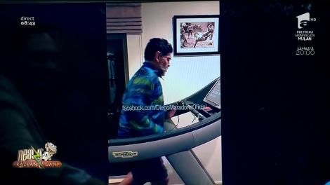 Smiley News. Diego Maradona, dans pe banda de alergare