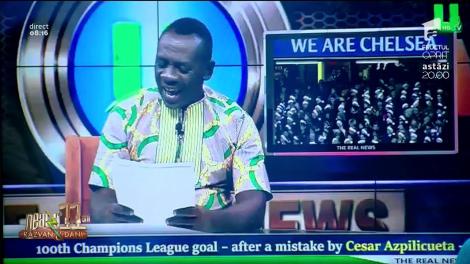 Smiley News. Este de neînțeles. Prezentatorul sportiv care are probleme cu limba engleză