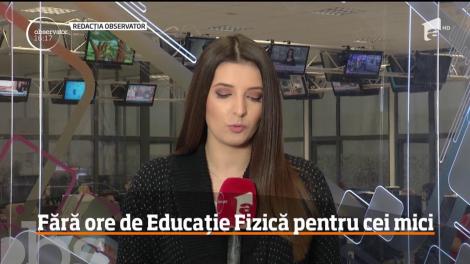 Fără ore de Educație Fizică pentru cei mici