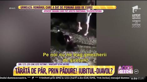 O tânără a fost bătută cu pumnii şi cu picioarele, apoi târâtă de păr, pe stradă, de iubit. Imagini dure!