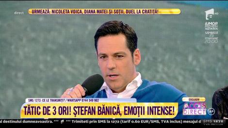 Ștefan Bănică, tătic de trei ori! Ce a răspuns atunci când a fost întrebat de sexul copilului: ”Să fie sănătos! E tot ce-mi doresc!”