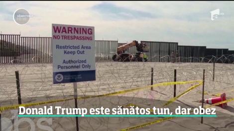 Donald Trump este obez. Anunţul a fost făcut chiar de doctorul său, în urma controlului medical anual efectuat de preşedintele american