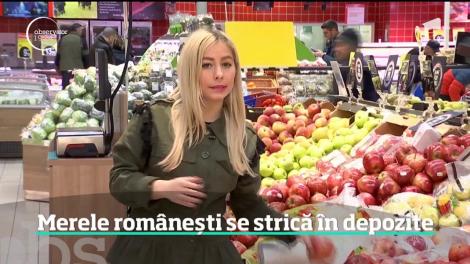 Merele românești se strică în depozite