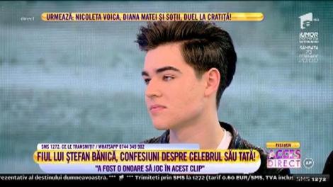 Cum a decis Ștefan Bănică ca fiul lui să fie protagonist în cel mai nou videoclip: ”Nu exista cineva care să semene mai bine cu mine!” 