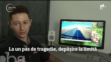 Imagini incredibile au fost filmate de o cameră din bord, pe un drum naţional. Între Tecuci şi Galaţi, nepăsarea a doi şoferi şi inconştienţa unui al treilea puteau provoca o tragedie