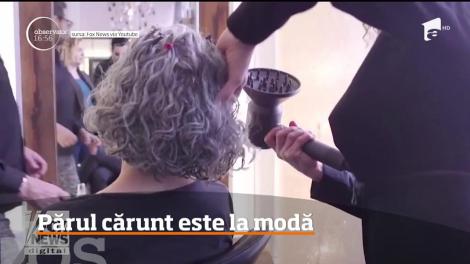 În timp ce majoritatea femeilor încearcă să-şi acopere firele albe de păr, părul cărut a devenit o adevărată modă