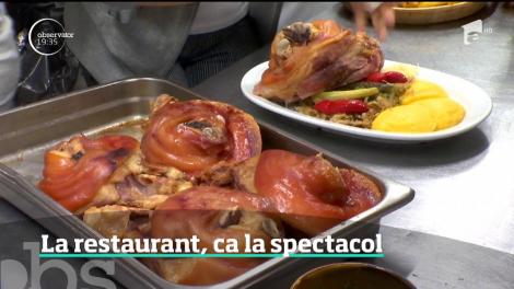 Programele artistice nu lipsesc din meniurile restaurantelor din Capitală