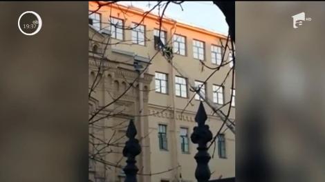 Tavanul Universităţii Politehnice din Sankt Petersburg s-a prăbuşi parţial