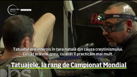 Cei mai buni artişti tatuatori de pe glob se întrec la Paris