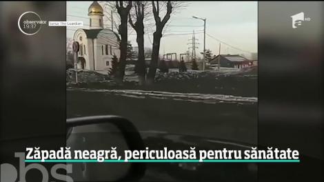 În Siberia a nins cu fulgi negri!