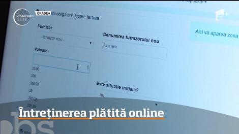Cheltuielile de întreţinere pot fi plătite mai uşor. Adică online