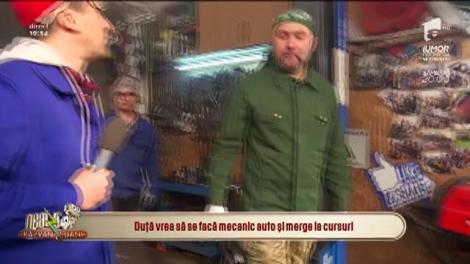 Marian Duță, mecanic auto pentru o zi