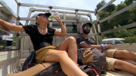 Jocul pentru imunitate a început! Concurenții dau totul ca să ajungă primii la Gina Pistol