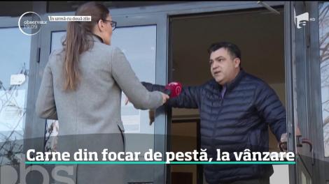 Carnea de porc cu risc de pestă adusă din Ungaria a fost scoasă la vânzare. Autorităţile au confirmat