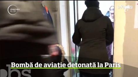O bombă datând din cel de-Al Doilea Război Mondial a fost detonată la Paris