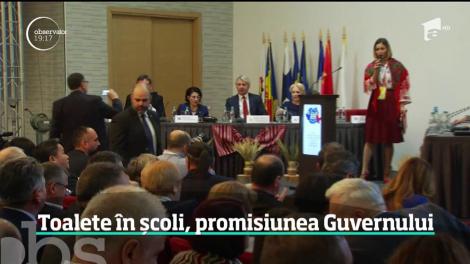 Şcoli cu toaletă modernă, promisiunea Guvernului