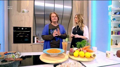 Rețeta zilei. Vlăduţ gătește  ”Linte cu alint"