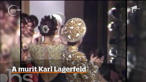 A murit Karl Lagerfeld, cel mai prolific designer al lumii