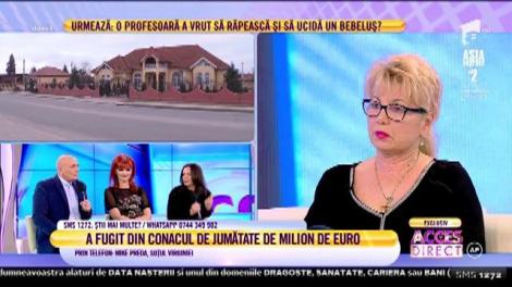 Soțul femeii care a fugit din conacul de jumătate de milion de euro: ”Îmi pare rău pentru soția mea. Trebuie dusă la doctor”