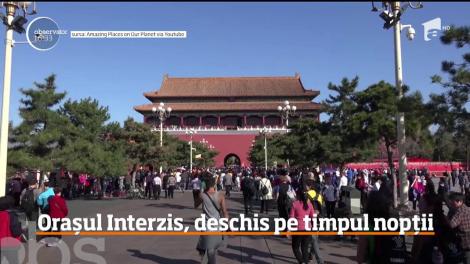 Oraşul Interzis din Beijing, deschis pe timpul nopţii