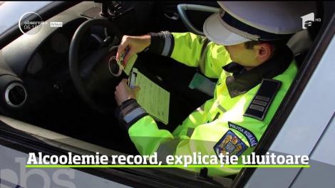 Un şofer de 28 de ani din Blaj i-a lăsat pe poliţişti fără cuvinte, atunci când l-au oprit în trafic