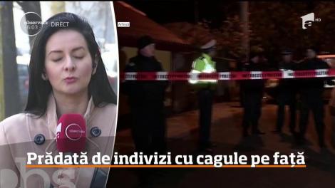 Femeie de afaceri prădată de doi indivizi cu cagule pe faţă