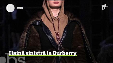 Casa de modă Burberry a prezentat scuze după ce ultima sa colecţie a inclus un hanorac ornat cu ceea ce părea să fie un laţ pregătit pentru spânzurătoare