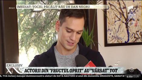 Actorii şi echipa de filmare de la Fructul Oprit și-au serbat zilele de naştere ca în familie: „Suntem o familie foarte drăguţă aici”