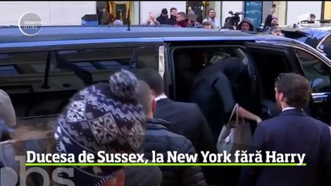 Meghan Markle a revenit la New York pentru prima dată după căsătoria cu prinţul Harry, în urma căreia a devenit ducesă de Sussex