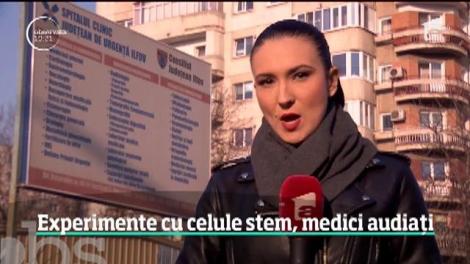 Experimente cu celule stem, medici audiați