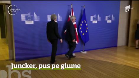 Premierul britanic Theresa May s-a întâlnit din nou, la Bruxelles, cu preşedintele Comisiei Europene, Jean-Claude Juncker