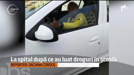 La spital după ce au consumat droguri. Cei doi elevi au cumpărat marfa chiar din curtea şcolii